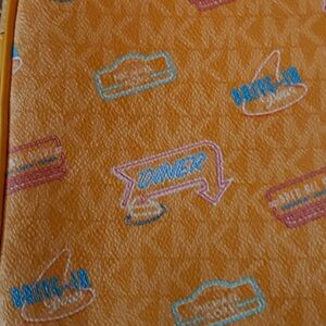 Orange Drive-In Themed Tie